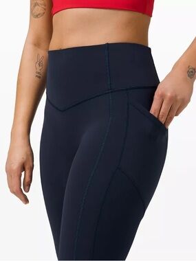 lululemon All The Right Places Crop 23’’ High-rise Leggings - Size 12 - Black